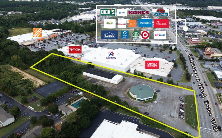Pictures of Land, Retail property located at 3415 Clemson Blvd, Anderson, SC 29621 for sales - image #1