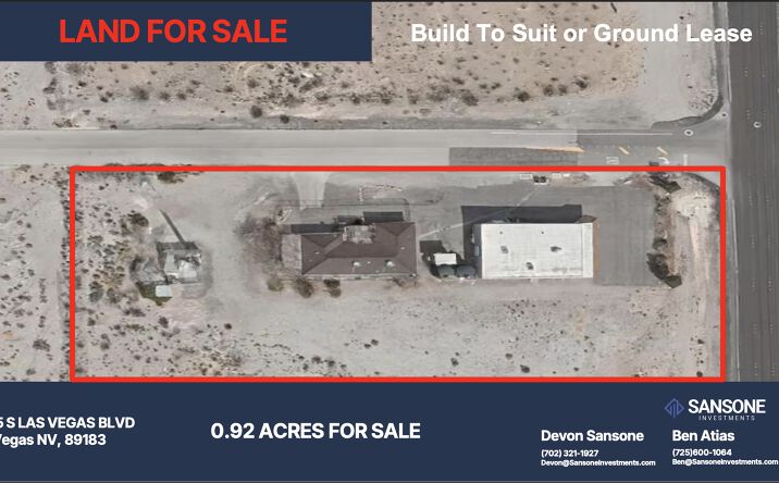 Pictures of Land, Mixed Use, Retail property located at 11925 S Las Vegas Blvd, Las Vegas, NV 89183 for sales - image #1