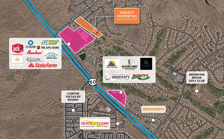 Pictures of Land property located at 5183 S Superstition Mountain Drive, Gold Canyon, AZ 85118 for sales - image #1