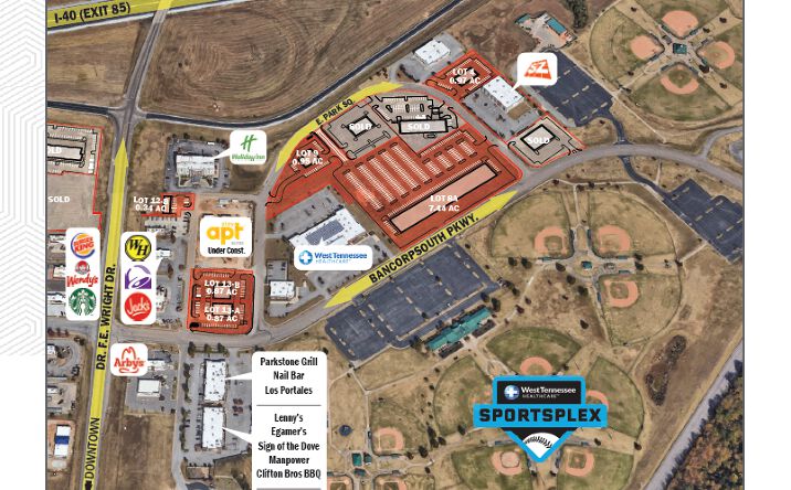 Pictures of Mixed Use, Retail property located at Bancorpsouth Pkwy, Jackson, TN 38305 for sales - image #1