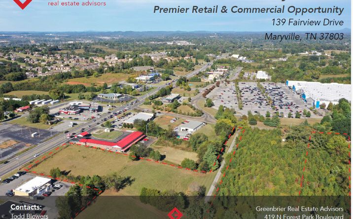 Pictures of Land, Multifamily, Retail property located at 139 Fairview Dr, Maryville, TN 37803 for sales - image #1