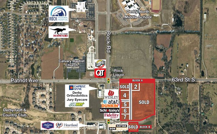 Pictures of Land property located at 63rd & Rock Rd, Derby, KS 67037 for sales - image #1