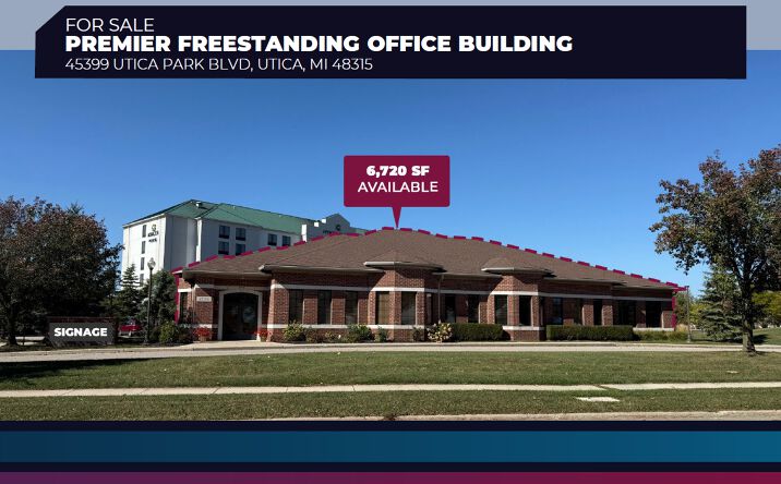 Pictures of Office property located at 45399 Utica Park Blvd, Utica, MI 48315 for sales - image #1