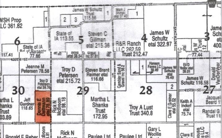 Pictures of Land property located at 16959 410Th Street, Derby, IA 50068 for sales - image #1
