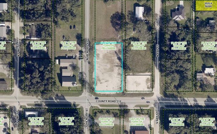 Pictures of Land property located at 1 N Hickory St & 2 N Bay St, Fellsmere, FL 32948 for sales - image #1