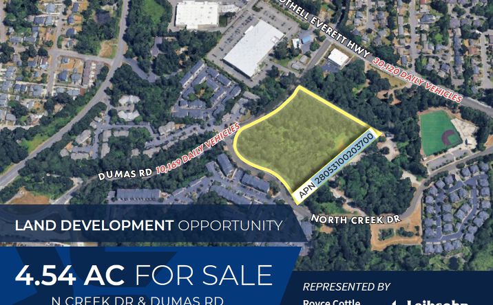 Pictures of Land property located at N CREEK DR & DUMAS RD MILL CREEK, WA 98012, Mill Creek, WA 98012 for sales - image #1