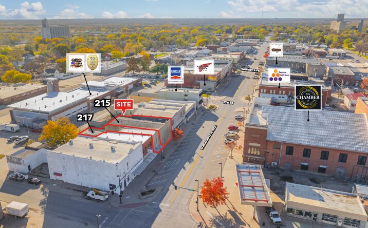 Pictures of Retail property located at 215-217 N Washington, Wellington, KS 67152 for sales - image #1