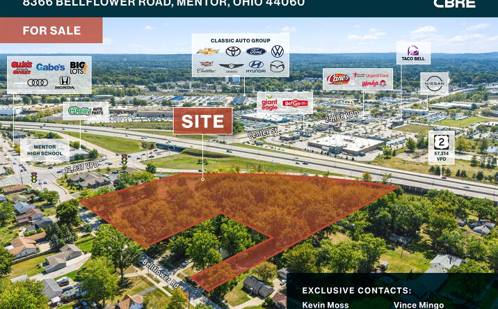 Pictures of Land, Office, Retail property located at 8366 Bellflower Rd, Mentor, OH 44060 for sales - image #1