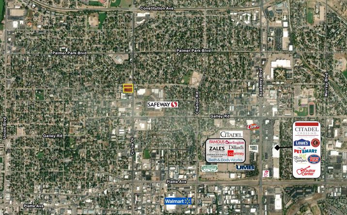 Pictures of Land property located at 2725 & 2755 E San Miguel St, Colorado Springs, CO 80909 for sales - image #1
