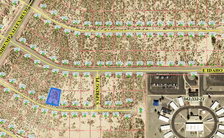 Pictures of Land property located at 1300 East Jacaranda ST, Pahrump, NV 89048 for sales - image #1