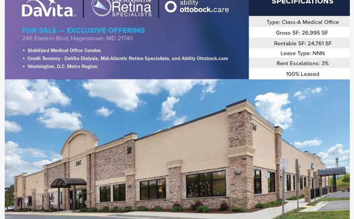 Pictures of Office property located at 246 Eastern Blvd N, Hagerstown, MD 21740 for sales - image #1