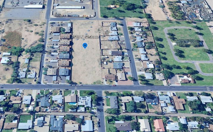 Pictures of Land property located at 7618 N 61st Ave, Glendale, AZ 85301 for sales - image #1