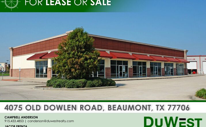 Pictures of Retail property located at 4075 Old Dowlen Rd, Beaumont, TX 77706 for sales - image #1