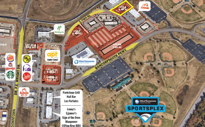 Pictures of Land property located at 111 E Park Square, Jackson, TN 38305 for sales - image #1