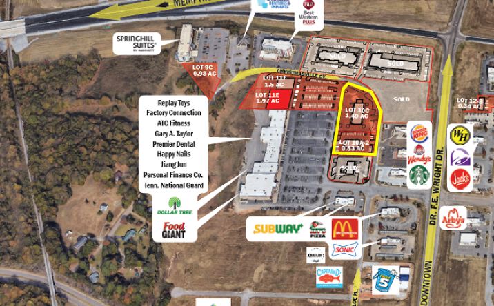 Pictures of Land property located at Park Place West, Jackson, TN 38305 for sales - image #1