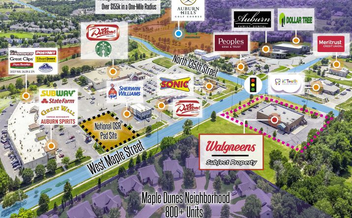 Pictures of Retail property located at 13534 W Maple St, Wichita, KS 67235 for sales - image #1