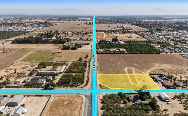 Pictures of Land property located at Rosedale HWY and Nord Ave, Bakersfield, CA 93314 for sales - image #1