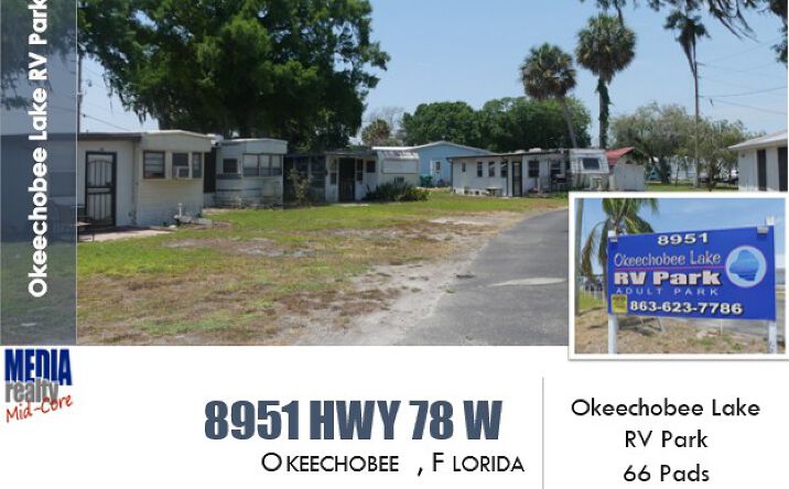 Pictures of Mobile Home Park property located at 8761 FL-78, Okeechobee, FL 34974 for sales - image #1