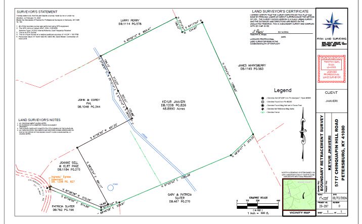 Pictures of Land property located at 5717 Chinquapin Hill Rd, Petersburg, KY 41080 for sales - image #1