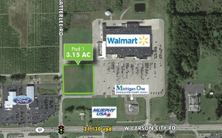 Pictures of Land property located at 10772 W Carson City Rd, Greenville, MI 48838 for sales - image #1