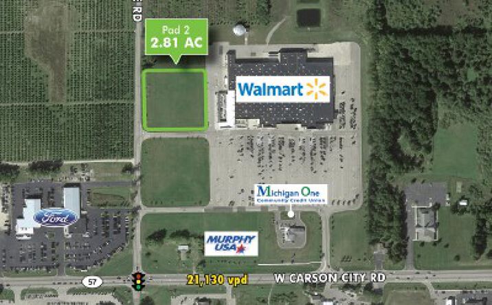 Pictures of Land property located at 10772 W Carson City Rd, Greenville, MI 48838 for sales - image #1