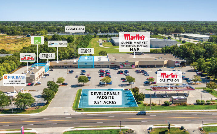 Pictures of Retail property located at 316 Bittersweet Rd, Mishawaka, IN 46544 for sales - image #1