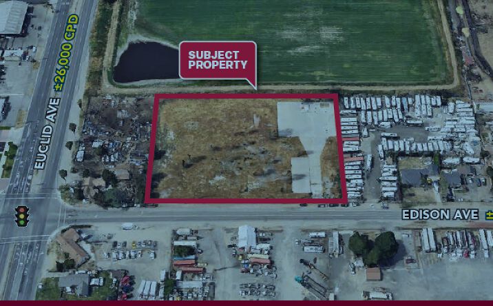 Pictures of Land property located at NEC Euclid Avenue & Edison Avenue, Ontario, CA 91762 for sales - image #1