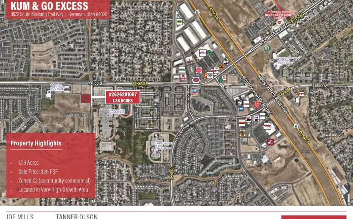 Pictures of Land property located at 11872 S Mustang Trail Way, Herriman, UT 84096 for sales - image #1