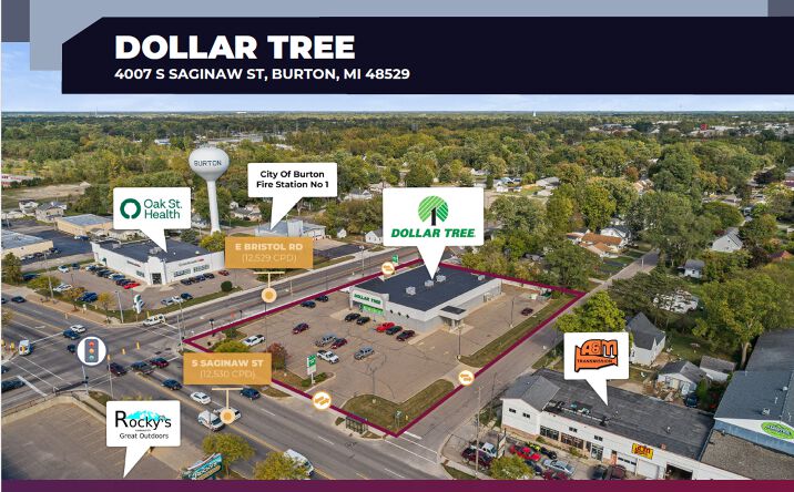 Pictures of Retail property located at 4007 S Saginaw St, Burton, MI 48529 for sales - image #1