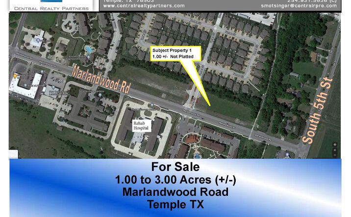 Pictures of Land property located at 416 Marlandwood Rd, Temple, TX 76502 for sales - image #1