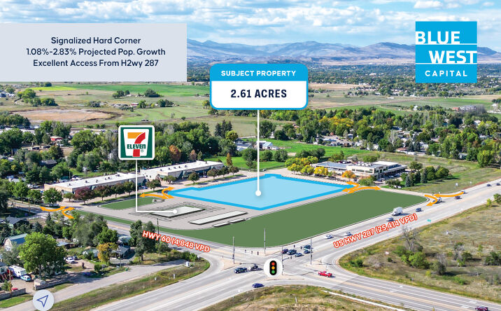 Pictures of Land property located at NWC US HWY 287 & E HWY 60, Loveland, CO 80537 for sales - image #1