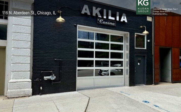 Pictures of Retail property located at 116 N Aberdeen St, Chicago, IL 60607 for sales - image #1