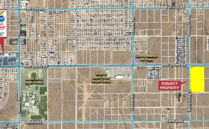 Pictures of Land property located at Bear Valley Rd, Apple Valley, CA 92307 for sales - image #1