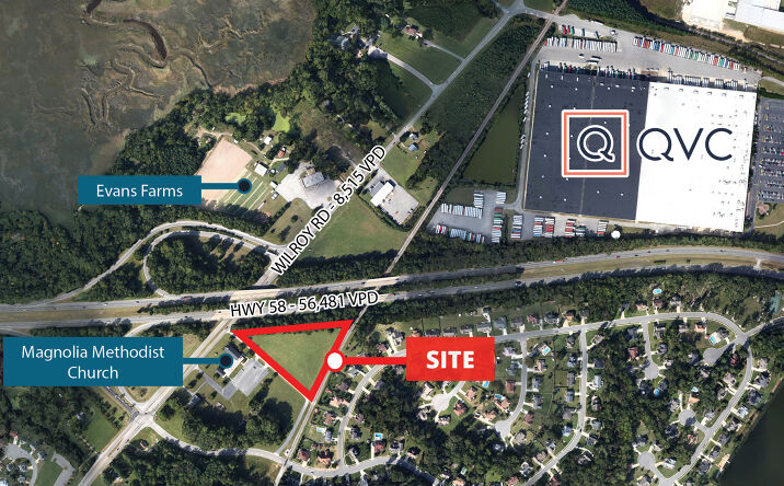Pictures of Land property located at Wilroy Rd and Olde Mill Creek Dr, Suffolk, VA 23434 for sales - image #1