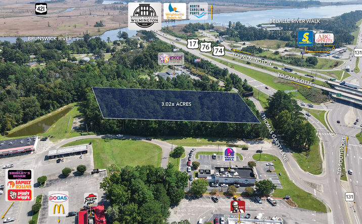 Pictures of Land property located at 107 Thomas Garst Ln, Leland, NC 28451 for sales - image #1