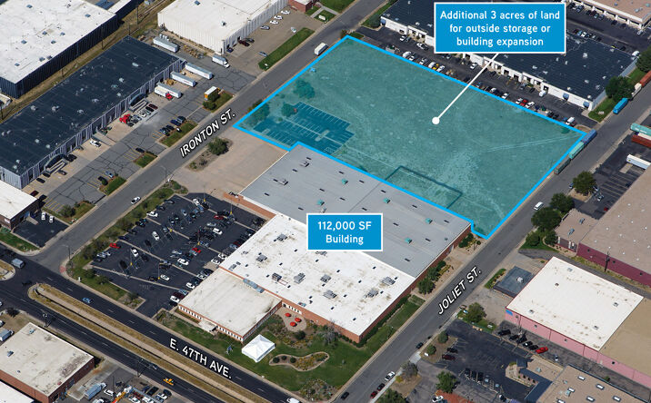 Pictures of Industrial property located at 10825 E 47th Ave, Denver, CO 80239 for comps - image #1