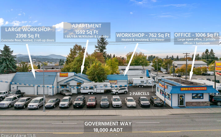 Pictures of Special Purpose property located at 2929 N Government Way, Coeur d'Alene, ID 83815 for sales - image #1
