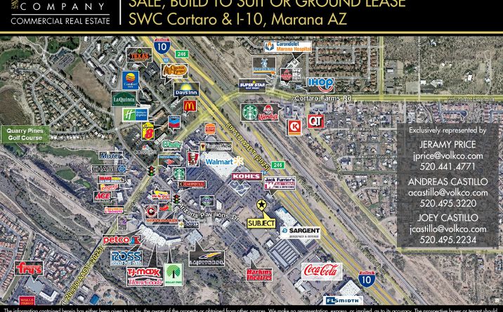 Pictures of Land property located at SWC Cortaro & I -10, Marana, AZ 85743 for sales - image #1