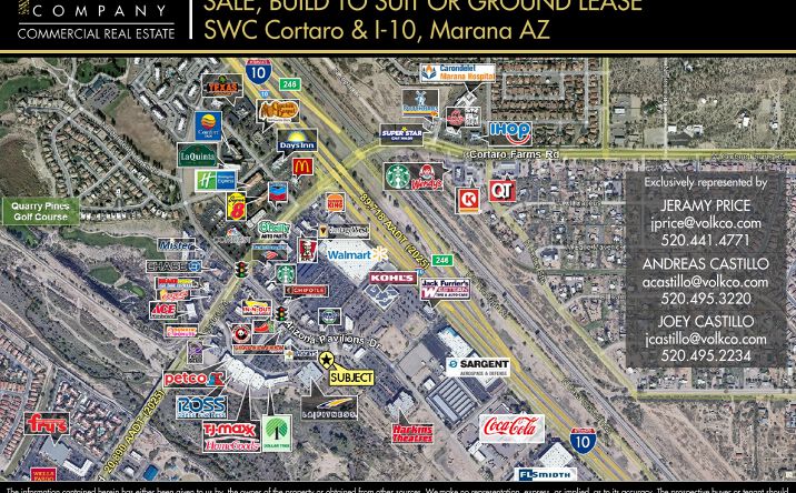 Pictures of Land property located at SWC Cortaro & I -10, Marana, AZ 85743 for sales - image #1