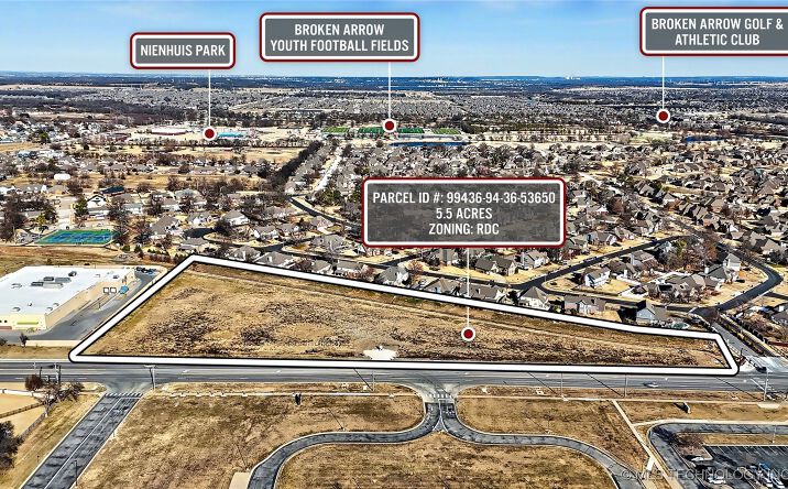 Pictures of Land property located at E Albany Street, Broken Arrow, OK 74012 for sales - image #1
