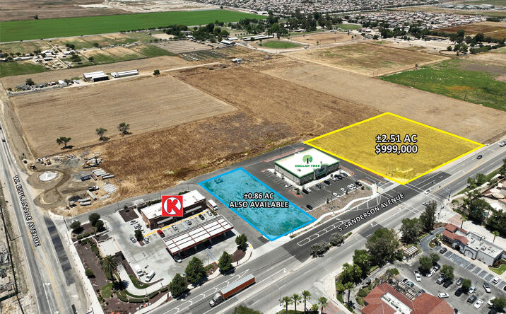 Pictures of Land property located at 2.51 AC Sanderson Avenue & Esplanade Avenue, San Jacinto, CA 92582 for sales - image #1