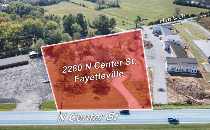 Pictures of Land, Mixed Use, Multifamily, Office, Retail property located at 2280 N Center St, Fayetteville, AR 72701 for sales - image #1