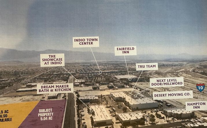 Pictures of Land property located at NEC Showcase Parkway & Spectrum Street, Indio, CA 92201 for sales - image #1