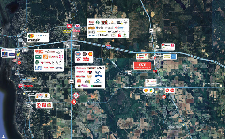 Pictures of Land property located at NEC N Hickory Rd & Mary Russel Rd, Loxley, AL 36551 for sales - image #1
