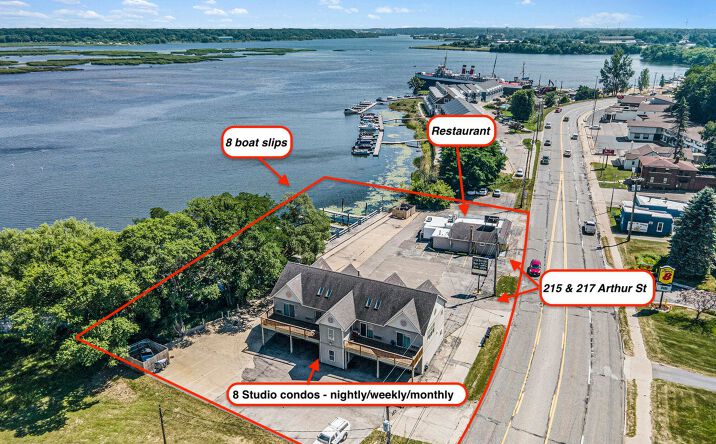 Pictures of Business for Sale, Retail property located at 215 & 217 Arthur St, Manistee, MI 49660 for sales - image #1