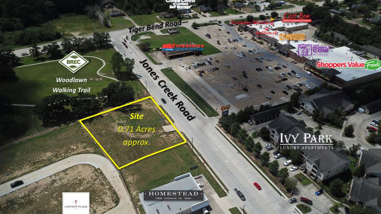 6501 Jones Creek Rd, Baton Rouge, LA 70817 Land for Sale 30,928 SF