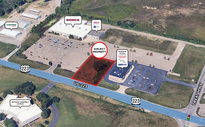 Pictures of Land property located at 2000 US-223, Adrian, MI 49221 for sales - image #1