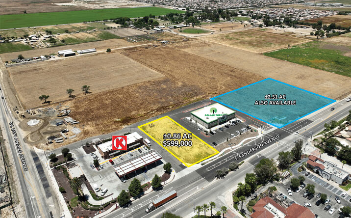 Pictures of Land property located at 0.86 AC Sanderson Avenue & Esplanade Avenue, San Jacinto, CA 92582 for sales - image #1