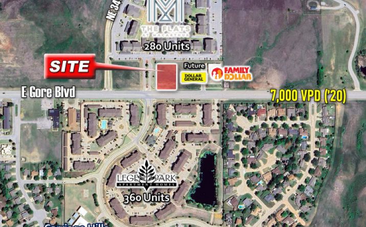 Pictures of Land property located at E Gore & NE Flower Mound Rd, Lawton, OK 73501 for sales - image #1