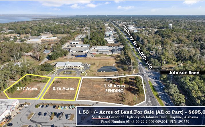 Pictures of Land, Retail property located at Johnson Road, Daphne, AL 36526 for sales - image #1